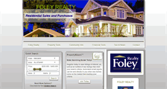 Desktop Screenshot of foleyrealtyus.com