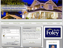 Tablet Screenshot of foleyrealtyus.com